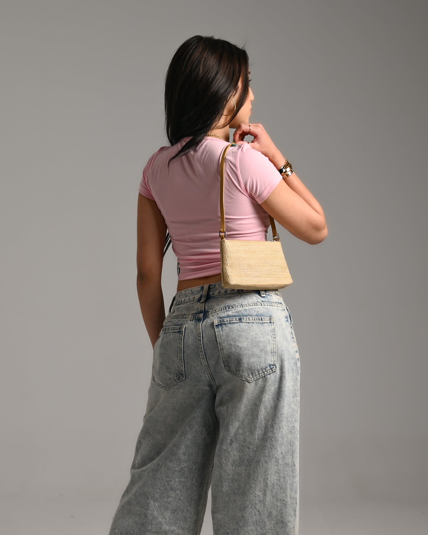 Pink Basic Short Sleeve Top