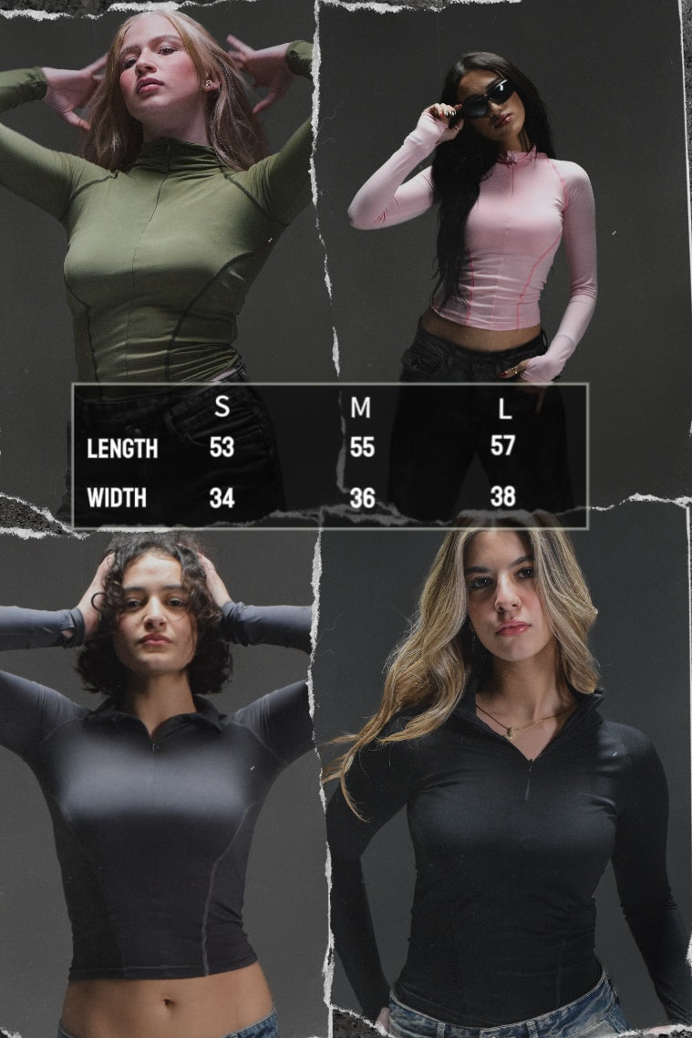 Black Long-sleeved top