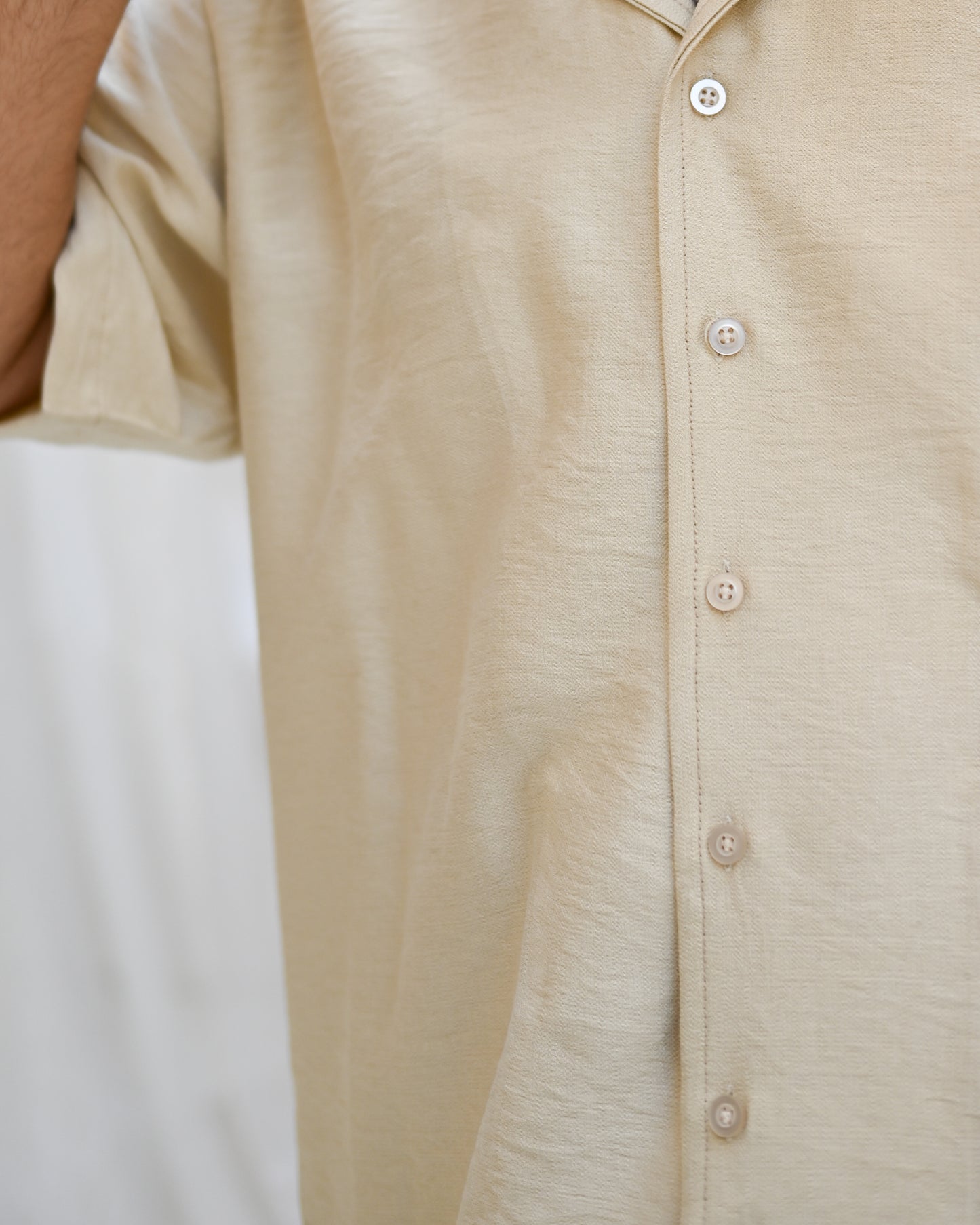 Beige Linen Shirt