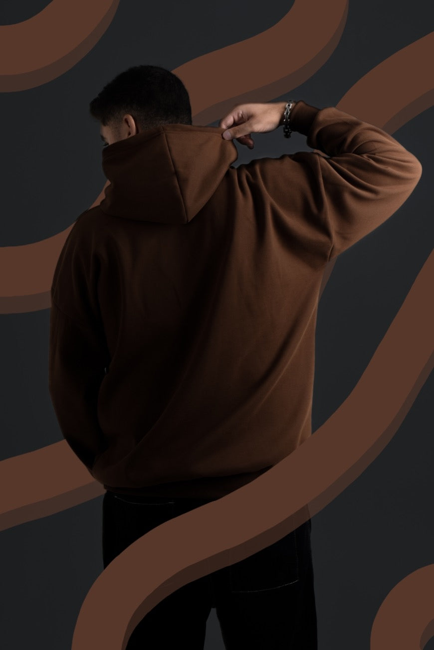 Caramel brown Oversized hoodie
